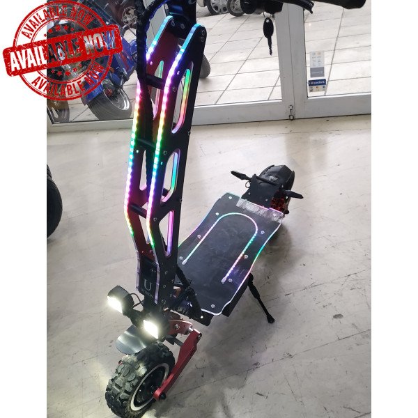 ULTRON T128 V2 Extra DUAL MOTOR 2X3000W >6000W max 60V 35Ah με εξτρά φώτα LED και διάφανο πάτωμα.