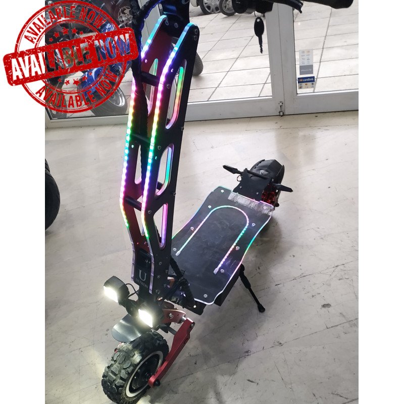 ULTRON T128 V2 Extra DUAL MOTOR 2X3000W >6000W max 60V 35Ah με εξτρά φώτα LED και διάφανο πάτωμα.